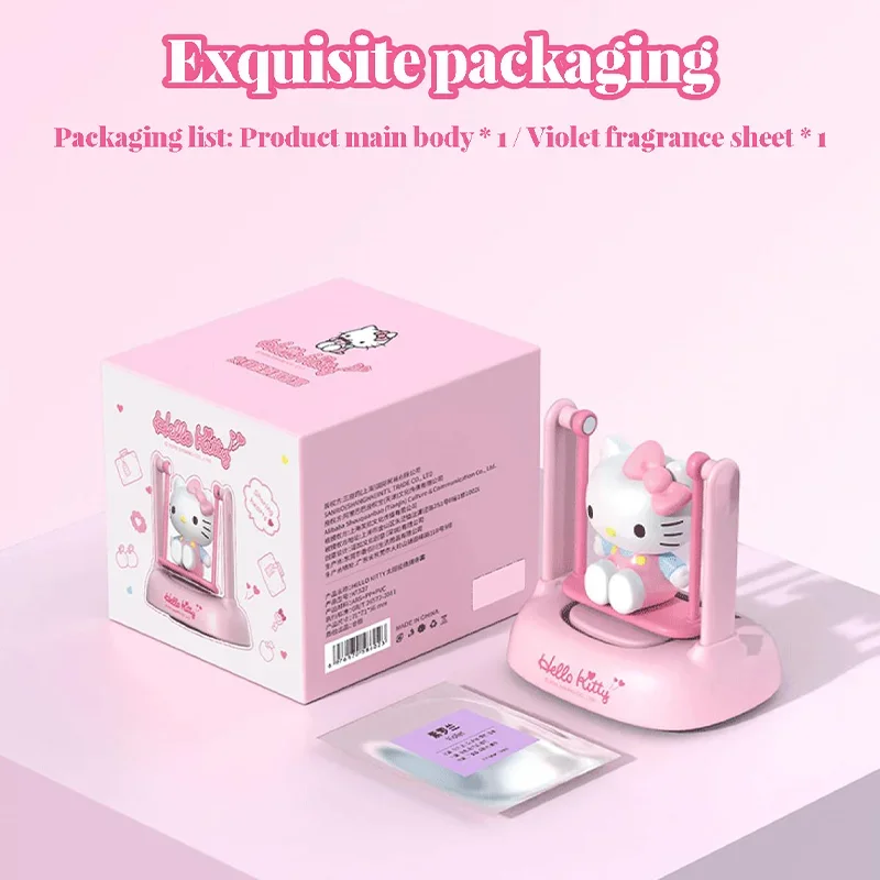 Kawai Kt Kuromi солнечный автомобильный освежитель, качели, милое украшение автомобиля, диффузор аромата, подарок
Kawai Kt Kuromi солнечный автомобильный освежитель, качели, милое украшение автомобиля, диффузор аромата, подарок