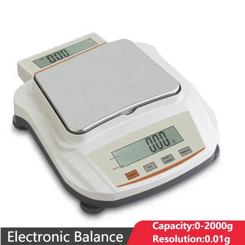 0.01G ELECTRONIC WEIGHING SCALE WITH DOUBLE LCD DISPLAY Dual-display 0.01g 100/2000G Electronic Balance.
0.01G ELECTRONIC WEIGHING SCALE WITH DOUBLE LCD DISPLAY Dual-display 0.01g 100/2000G Electronic Balance.