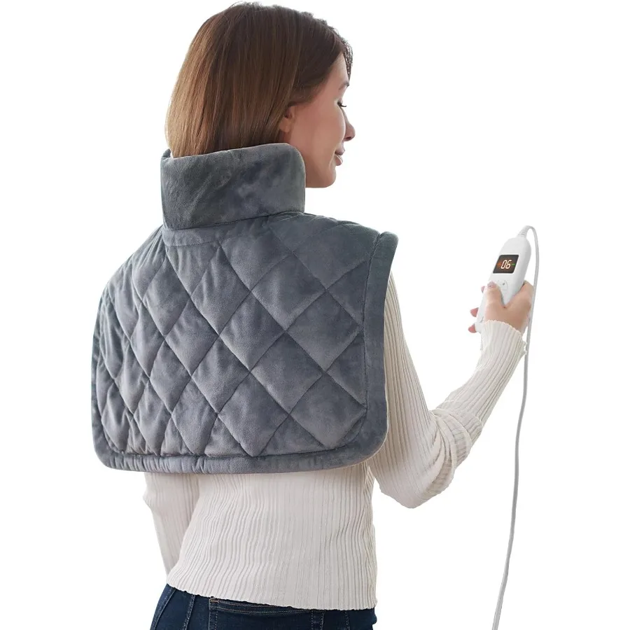 BOB AND BRAD Weighted Heating Pad with Far Infrared Therapy for Neck and Shoulders Deeper Muscle Relief Electric Heated Neck Sh
BOB AND BRAD Weighted Heating Pad with Far Infrared Therapy for Neck and Shoulders Deeper Muscle Relief Electric Heated Neck Sh