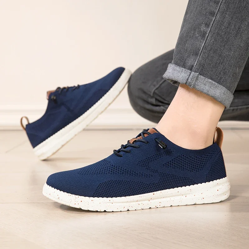 Summer Knit Wide Toe Shoes For Men Barefoot Sneakers Lightweight Breathable Men's Walking Shoes Comfortable Slip-on Casual Shoes
Summer Knit Wide Toe Shoes For Men Barefoot Sneakers Lightweight Breathable Men's Walking Shoes Comfortable Slip-on Casual Shoes