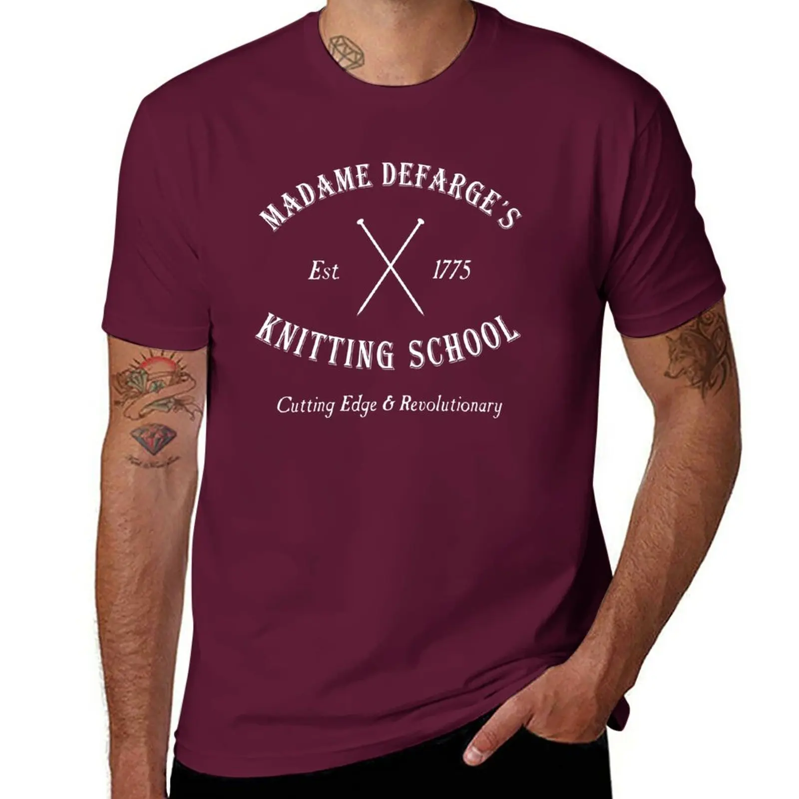 Madame Defarge Knitting School T-Shirt anime Blouse tops Aesthetic clothing mens cotton t shirts
Madame Defarge Knitting School T-Shirt anime Blouse tops Aesthetic clothing mens cotton t shirts