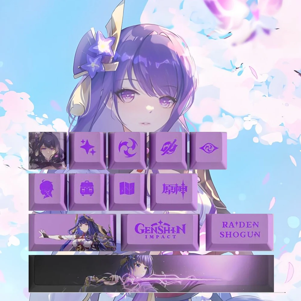 Genshin Impact Keycaps For Mechanical Keyboards Nahida 13-key Mini Set OEM Profile Five-sided Sublimation PBT Material Keycaps
Genshin Impact Keycaps For Mechanical Keyboards Nahida 13-key Mini Set OEM Profile Five-sided Sublimation PBT Material Keycaps