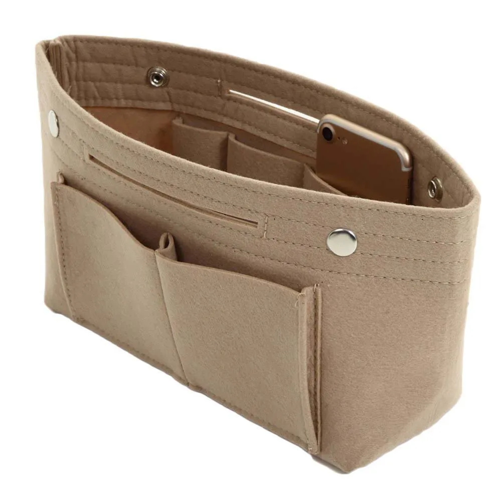 1pc Multifunctional Felt Bag Large Capacity Snap Button Felt Cosmetic Storage Bag Multi Pockets Organizer Girls Make Up Bags
1pc Multifunctional Felt Bag Large Capacity Snap Button Felt Cosmetic Storage Bag Multi Pockets Organizer Girls Make Up Bags