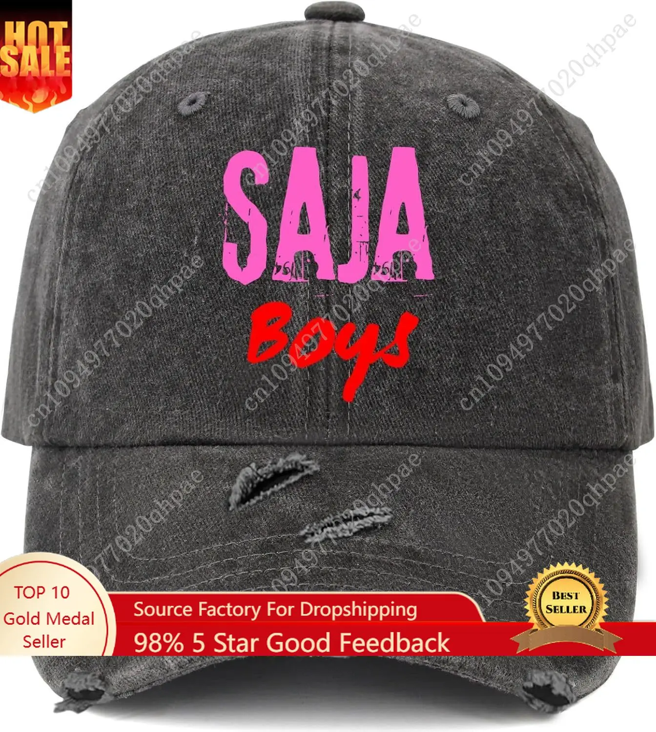 Saja Name Vintage Boys Hat for Womens Baseball Caps Funny Washed Running Hats Adjustable
Saja Name Vintage Boys Hat for Womens Baseball Caps Funny Washed Running Hats Adjustable
