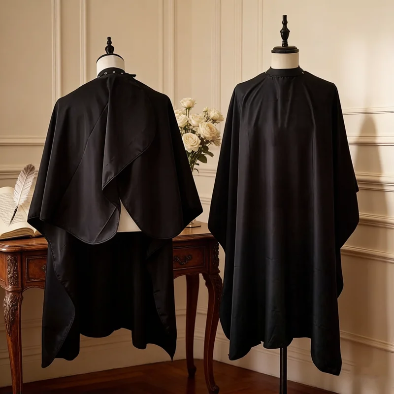 Adjustable Snap Closure Hair Cutting Cape 140*120cm Waterproof Salon Barber Cape Anti-static Hairdressing Gown for Barbershop
Adjustable Snap Closure Hair Cutting Cape 140*120cm Waterproof Salon Barber Cape Anti-static Hairdressing Gown for Barbershop