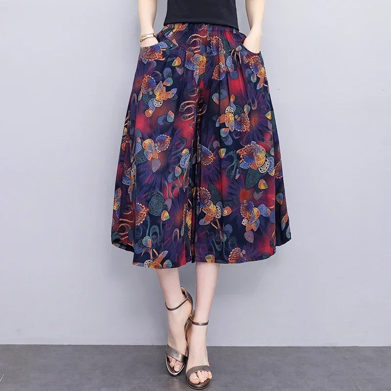 Summer Wide Leg Pants for Women Loose Vintage Elastic Waist High Waist Oversize Pants Casual Print Trousers High Quality XT589
Summer Wide Leg Pants for Women Loose Vintage Elastic Waist High Waist Oversize Pants Casual Print Trousers High Quality XT589