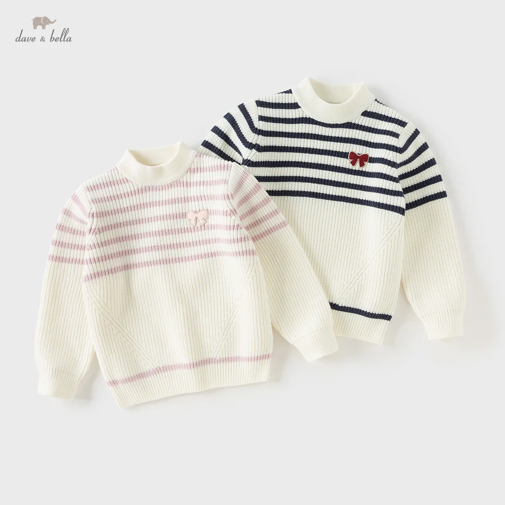 Dave Bella Girls' Sweater Autumn Winter Children's Comfortable Half High Collar Sweater Kids' Trendy Casual Warm Top DB4253817
Dave Bella Girls' Sweater Autumn Winter Children's Comfortable Half High Collar Sweater Kids' Trendy Casual Warm Top DB4253817