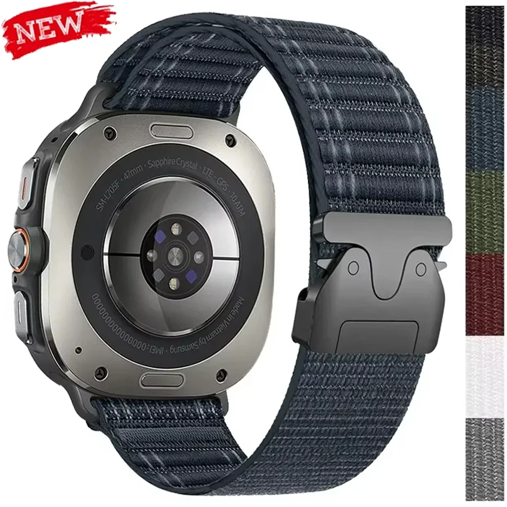 Nylon Sport Strap for Samsung Galaxy Watch Ultra 47mm Adjustable Bracelet Correas Wristband for Galaxy Watch 7 Ultra good 2026
Nylon Sport Strap for Samsung Galaxy Watch Ultra 47mm Adjustable Bracelet Correas Wristband for Galaxy Watch 7 Ultra good 2026