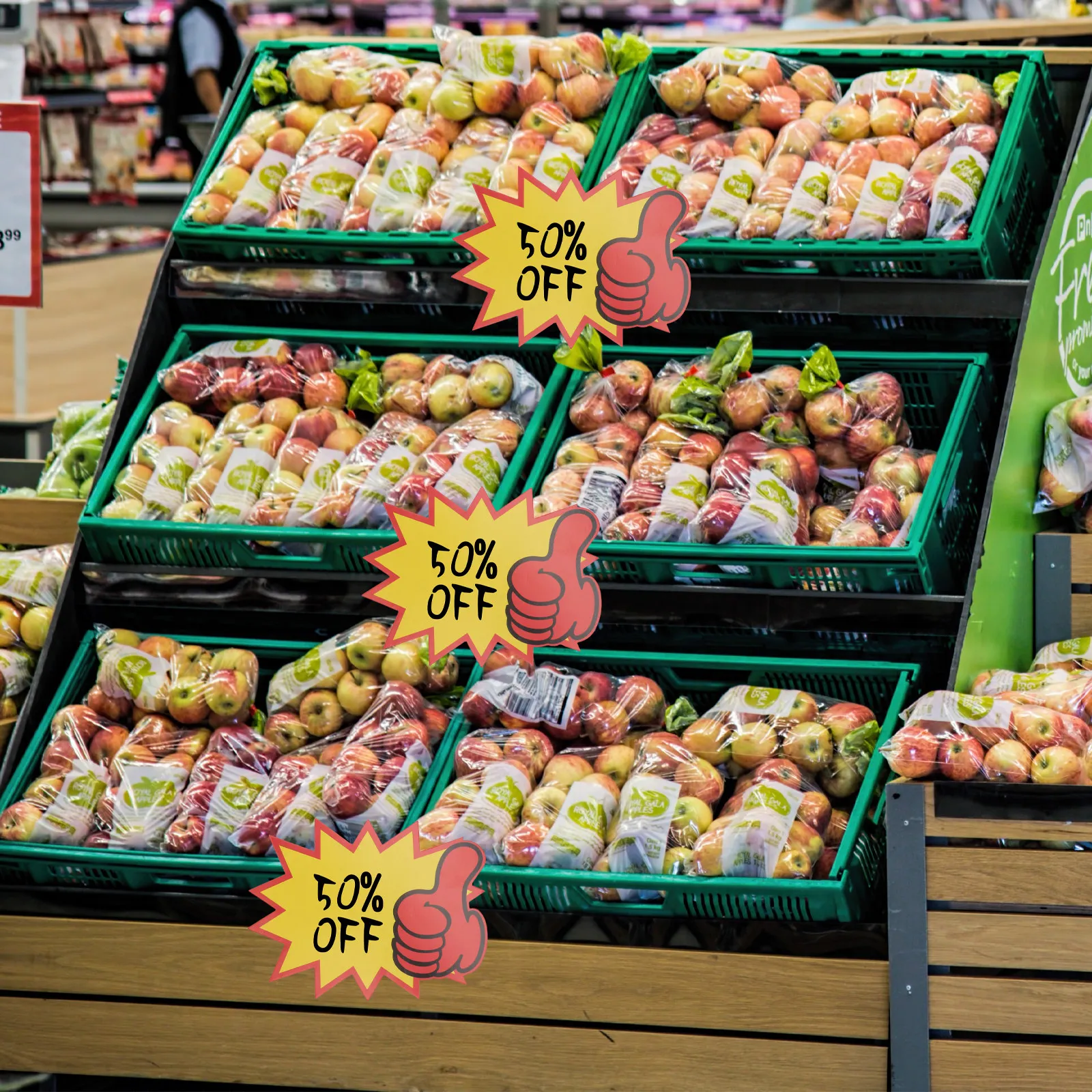 100 шт. рекламных ценников: яркие, красочные бумажные таблички для магазинов, рынков, цен на товары
100 шт. рекламных ценников: яркие, красочные бумажные таблички для магазинов, рынков, цен на товары