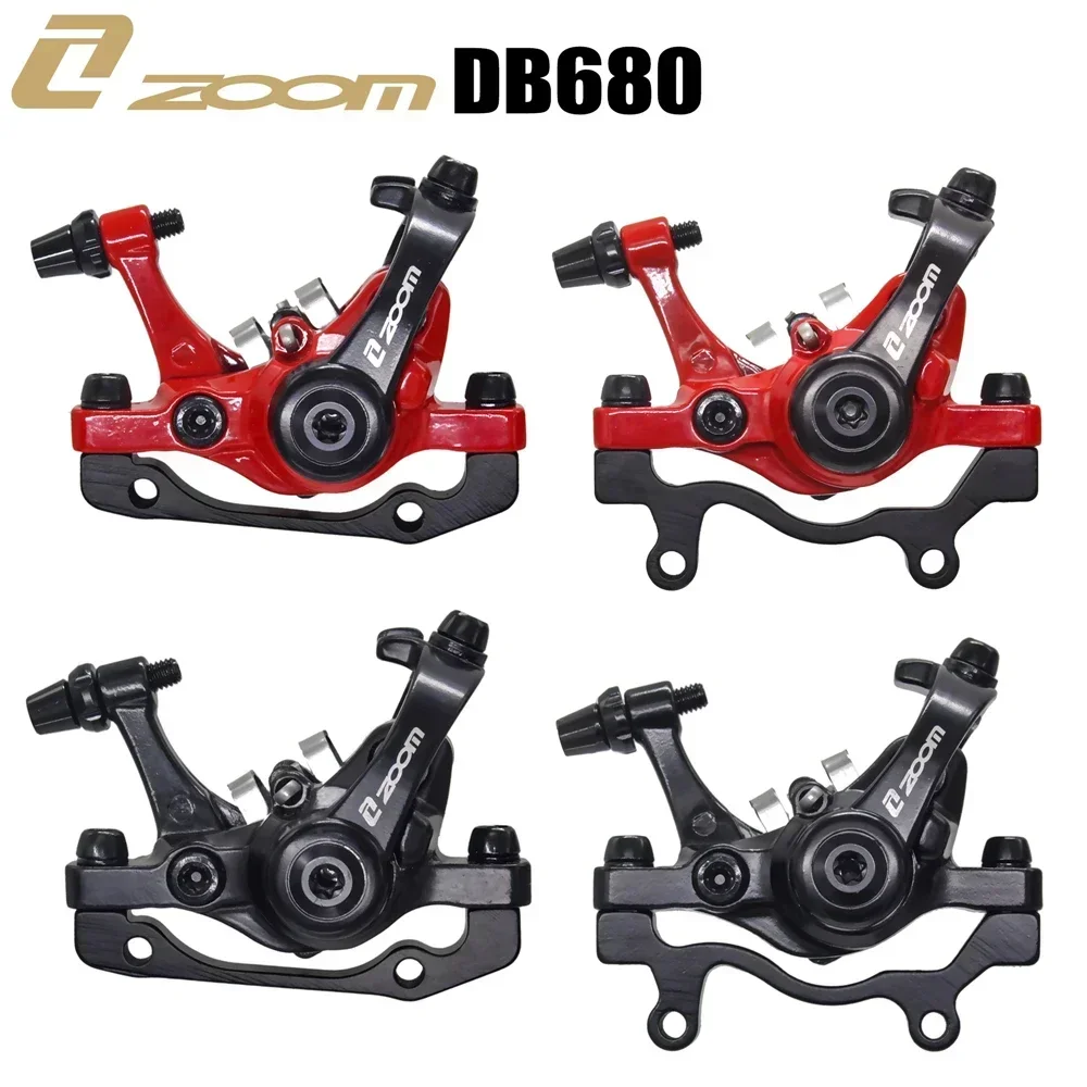 ZOOM DB680 Aluminum Alloy Mechanical Caliper Disc Brakes: Double-Brake System for Mountain and Road Bikes
ZOOM DB680 Aluminum Alloy Mechanical Caliper Disc Brakes: Double-Brake System for Mountain and Road Bikes