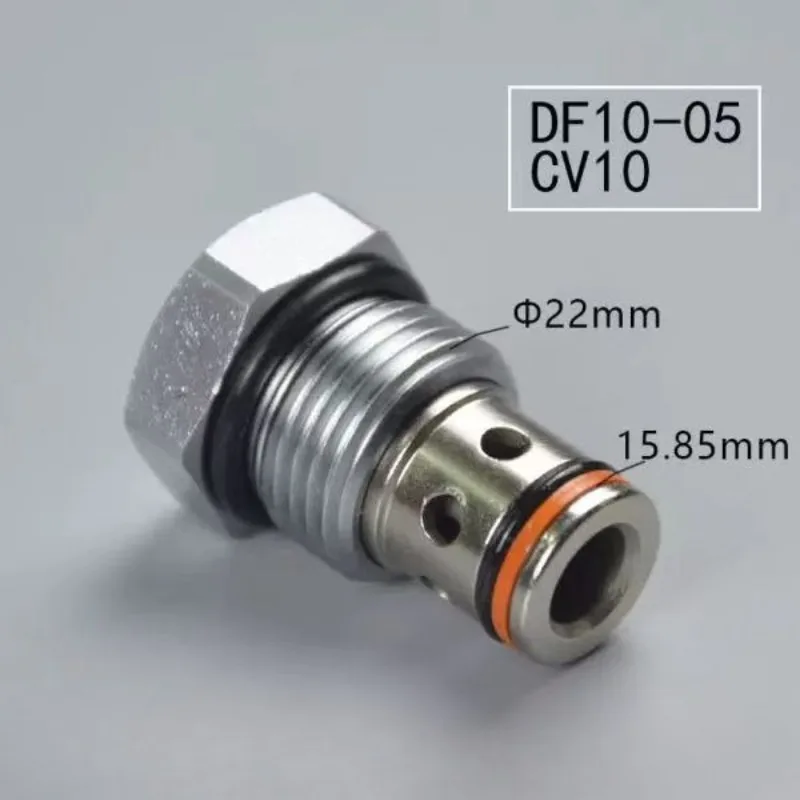 DF10-05 Обратный клапан с гидравлическим картриджем Клапан обслуживания давления CV10
DF10-05 Обратный клапан с гидравлическим картриджем Клапан обслуживания давления CV10