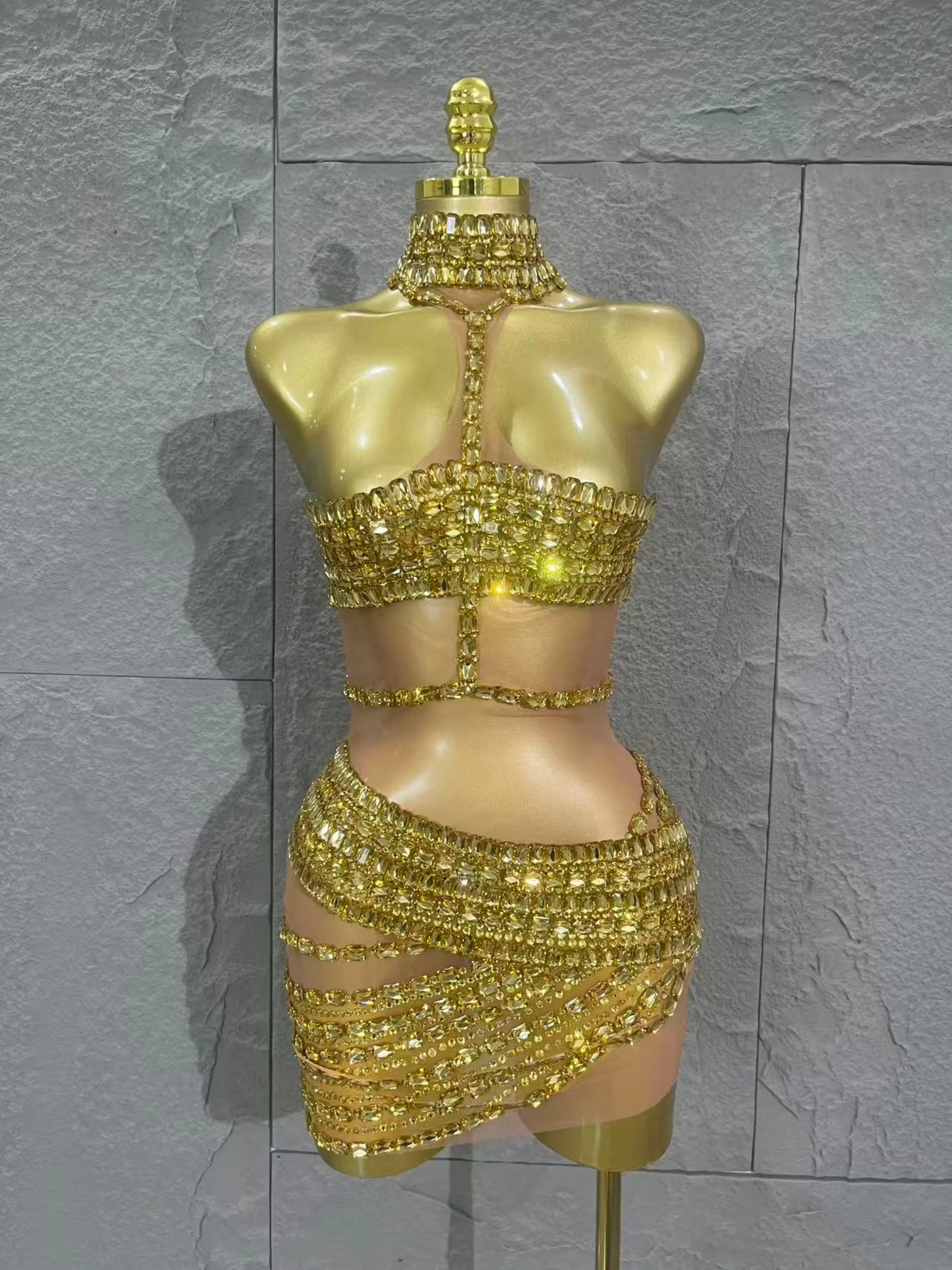 Opulent Sparkly Diamonds Stretch Short Dress for Women Sexy Party Celebrate Birthday Dress Cocktail Party Performance Stage
Opulent Sparkly Diamonds Stretch Short Dress for Women Sexy Party Celebrate Birthday Dress Cocktail Party Performance Stage