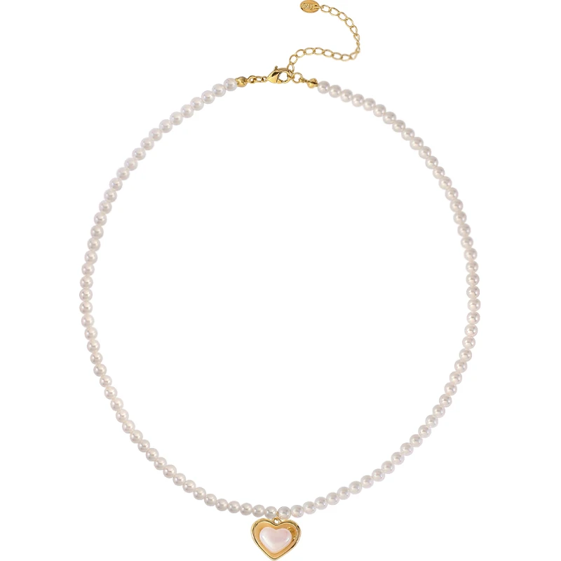 Fashion temperament small rice pearl necklace women's summer light luxury niche love pendant collarbone chain
Fashion temperament small rice pearl necklace women's summer light luxury niche love pendant collarbone chain