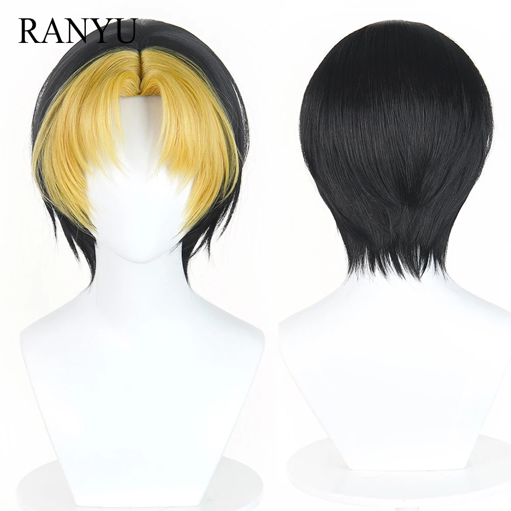 Black Ombre Blonde Synthetic Short Straight Wigs Middle Part Fluffy Anime Game Cosplay Heat Resistant Wig for Daily Party
Black Ombre Blonde Synthetic Short Straight Wigs Middle Part Fluffy Anime Game Cosplay Heat Resistant Wig for Daily Party