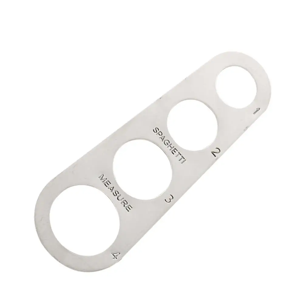 Noodle Measuring Ruler Spaghetti Portion Tool Stainless Steel Kitchenware Precise Measurement Lightweight Portable Cook Pasta
Noodle Measuring Ruler Spaghetti Portion Tool Stainless Steel Kitchenware Precise Measurement Lightweight Portable Cook Pasta