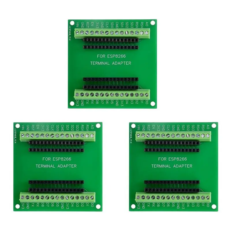 ~【On Sale】3X Breakout Board Expansion Board GPIO 1 Into 2 For 38 Pins ESP-12E Nodemcu Development Board
~【On Sale】3X Breakout Board Expansion Board GPIO 1 Into 2 For 38 Pins ESP-12E Nodemcu Development Board