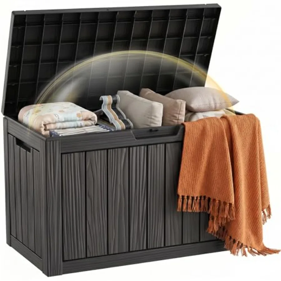 Outdoor Storage Box 60 Gallon Deck Box Indoor and Outdoor Lockable UV Resistance Waterproof Resin Storage Bin Storage Box for O
Outdoor Storage Box 60 Gallon Deck Box Indoor and Outdoor Lockable UV Resistance Waterproof Resin Storage Bin Storage Box for O