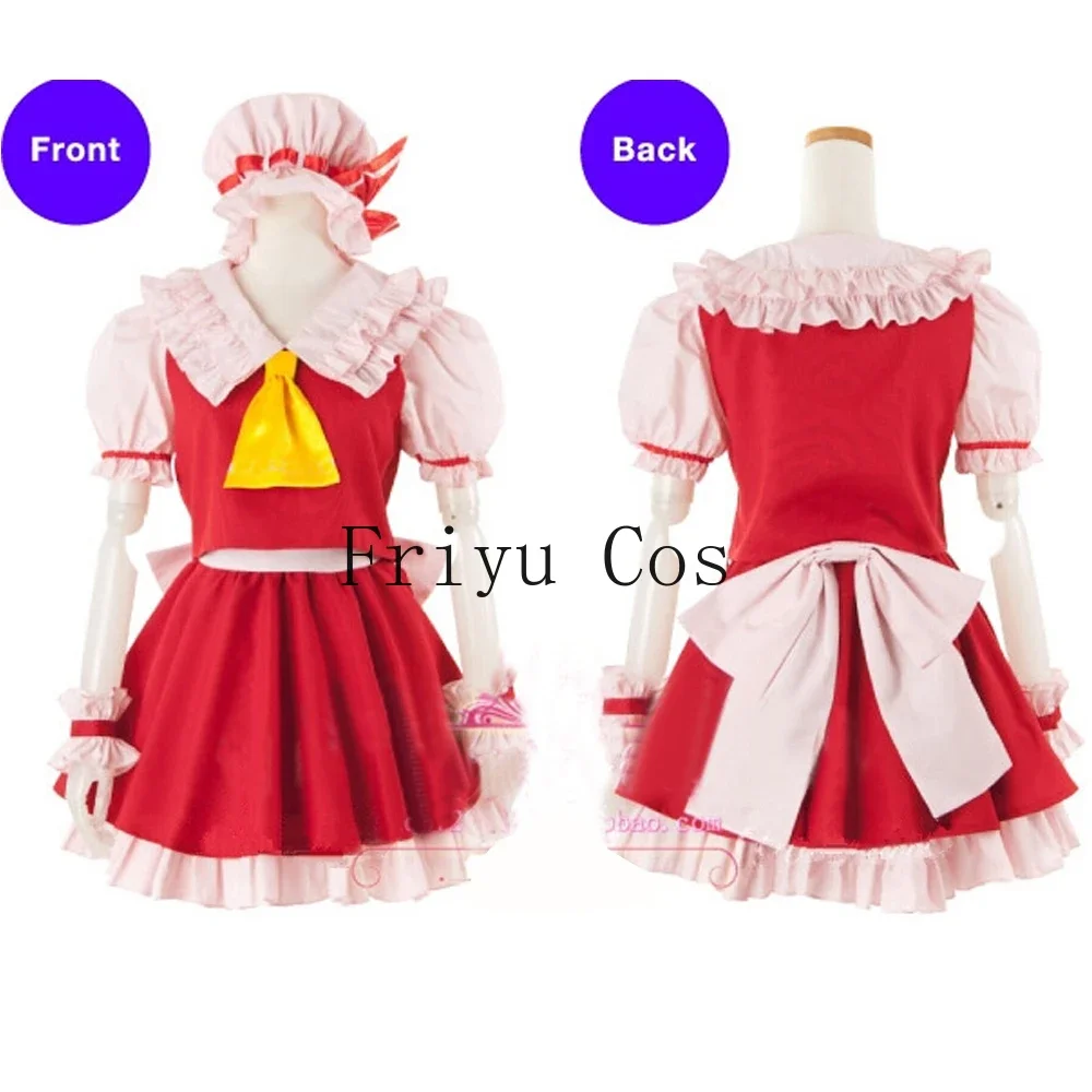 Anime Flandre Scarlet Women Cosplay Costume Custom any size
Anime Flandre Scarlet Women Cosplay Costume Custom any size