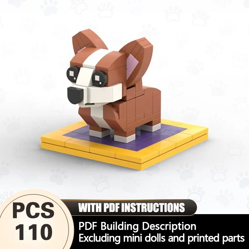 Creators Animal Series Model MOC Building Bricks Welsh Corgi Modular Technology Gifts Holiday Assemble Children Toys Suit
Creators Animal Series Model MOC Building Bricks Welsh Corgi Modular Technology Gifts Holiday Assemble Children Toys Suit
