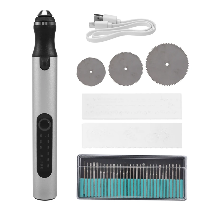 A24F-USB Engraving Pen, Rechargeable Engraver Etching Pen, Cordless Wood Engraving Kit For Glass Stone Jewelry Nails Ceramics
A24F-USB Engraving Pen, Rechargeable Engraver Etching Pen, Cordless Wood Engraving Kit For Glass Stone Jewelry Nails Ceramics
