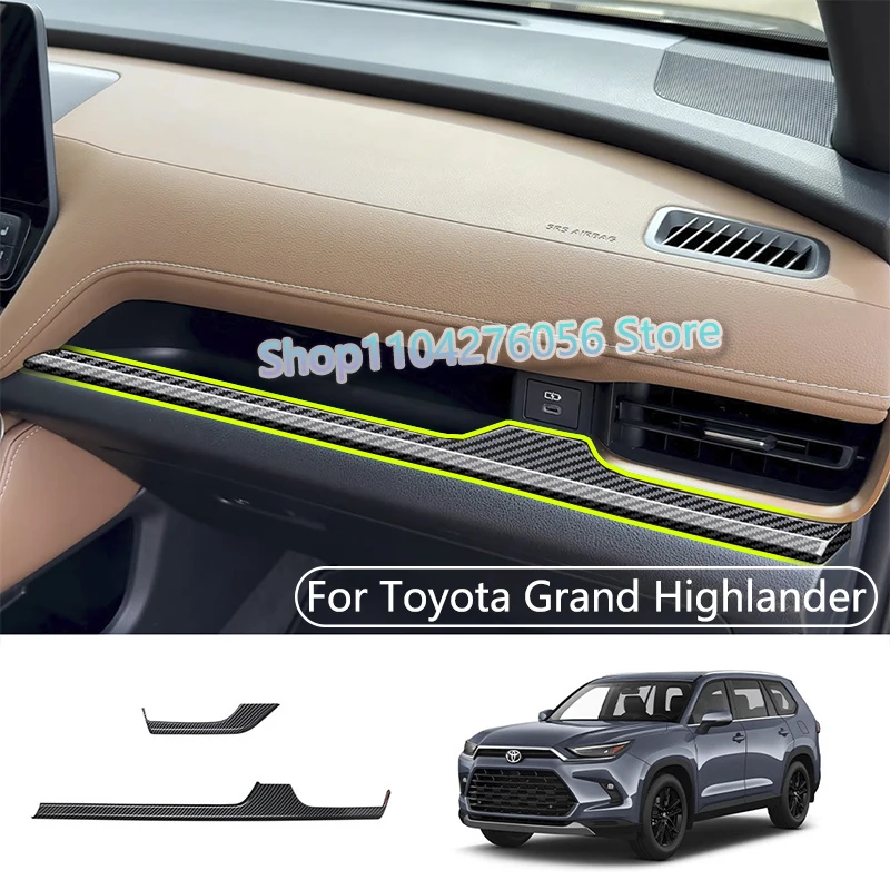 For Toyota Grand Highlander 2024 2025 Carbon Fiber Center Console Dashboard Panel Strips Cover Trim Stickers Car Accessories
For Toyota Grand Highlander 2024 2025 Carbon Fiber Center Console Dashboard Panel Strips Cover Trim Stickers Car Accessories