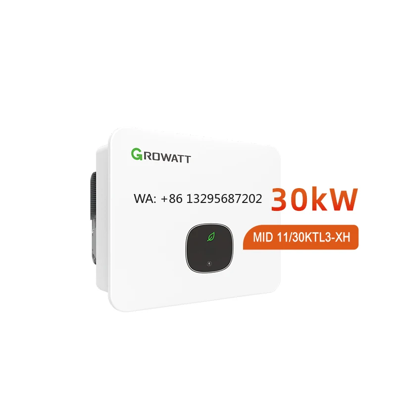 Growatt MID 11-30KTL3-XH PV Solar Hybrid Inverter Battery Ready Inverters for Energy Storage Use
Growatt MID 11-30KTL3-XH PV Solar Hybrid Inverter Battery Ready Inverters for Energy Storage Use