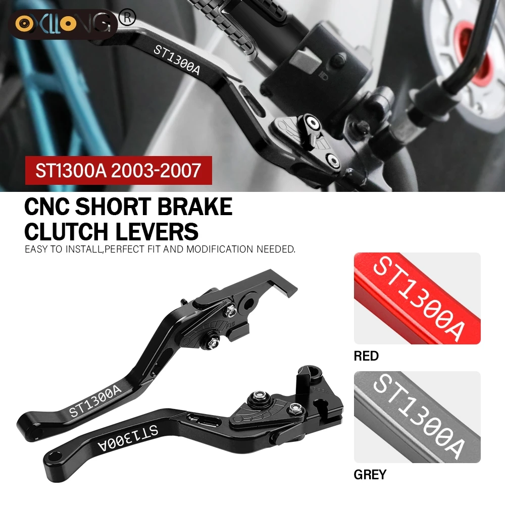 CNC Aluminum Motorcycle Short Brake Clutch Levers Accessories Parts For HONDA ST1300A 2003 2004 2005 2006 2007 ST1300 A
CNC Aluminum Motorcycle Short Brake Clutch Levers Accessories Parts For HONDA ST1300A 2003 2004 2005 2006 2007 ST1300 A