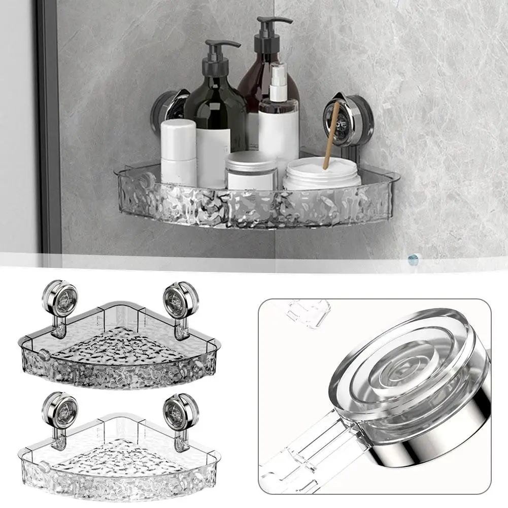 Bathroom Suction Cup Rack Punch-free Wall-mounted Shelf Triangle Basin Toilet Storage Wash Bathroom Corner Rack E6E8
Bathroom Suction Cup Rack Punch-free Wall-mounted Shelf Triangle Basin Toilet Storage Wash Bathroom Corner Rack E6E8