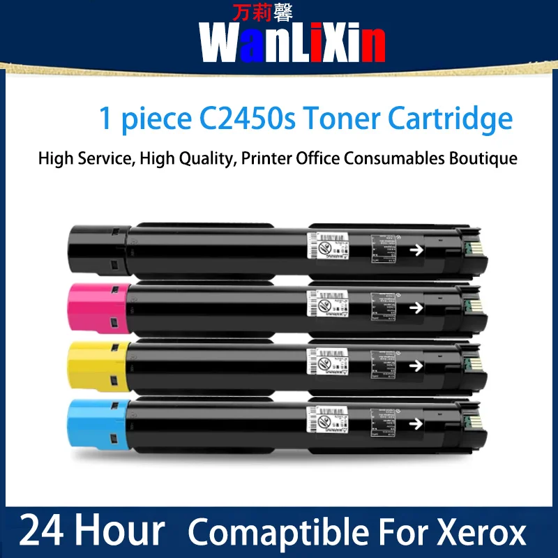 1 piece C2450s Toner cartridge With chip Compatible For Xerox C2450 S
1 piece C2450s Toner cartridge With chip Compatible For Xerox C2450 S