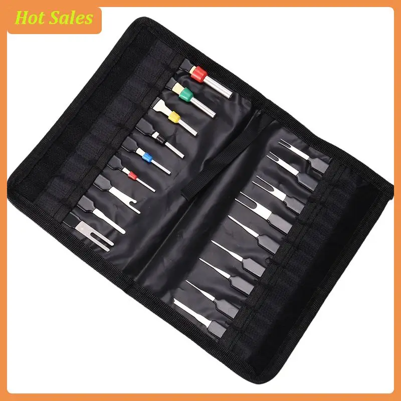 AA05 Auto Terminal Removal Tool, Car Electrical Wiring Pin Extractor Connector Puller Kit ,Depinning Tool Set(18Pcs)
AA05 Auto Terminal Removal Tool, Car Electrical Wiring Pin Extractor Connector Puller Kit ,Depinning Tool Set(18Pcs)