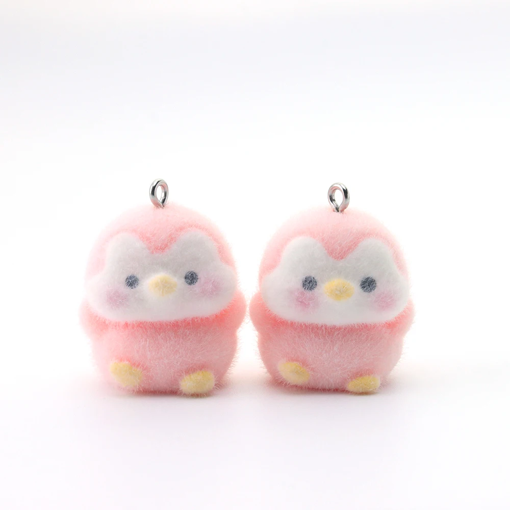 10pcs 3D Flocking Resin Penguin Charms Cute Animal Pendants for Necklace Earrings Keychain Making DIY Jewelry Accessories
10pcs 3D Flocking Resin Penguin Charms Cute Animal Pendants for Necklace Earrings Keychain Making DIY Jewelry Accessories