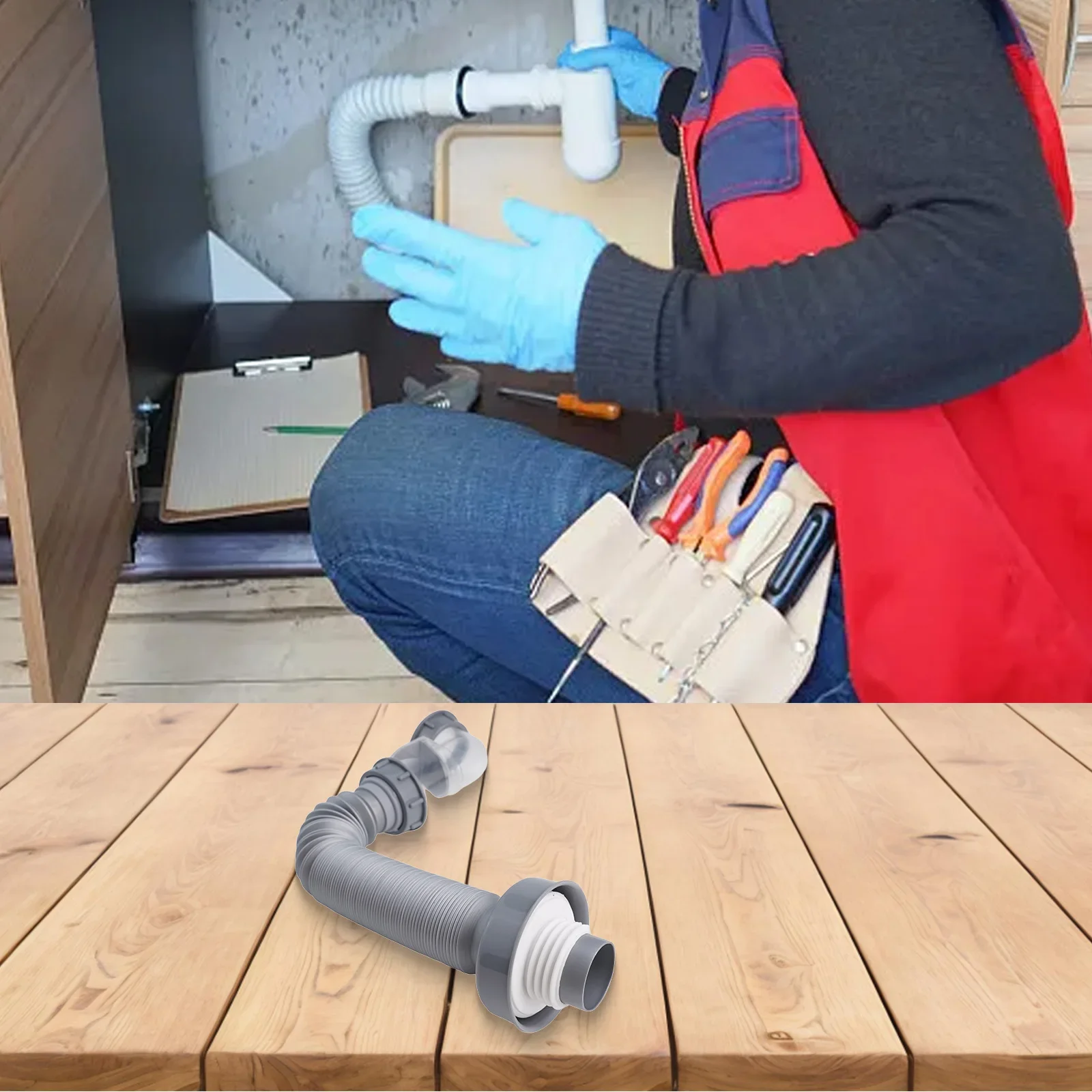 Kitchen Sewer Accessories Kitchen Sink Drain Hose Set Wide Application Kitchen Sink Drain Hose Set Smooth Water Flow
Kitchen Sewer Accessories Kitchen Sink Drain Hose Set Wide Application Kitchen Sink Drain Hose Set Smooth Water Flow