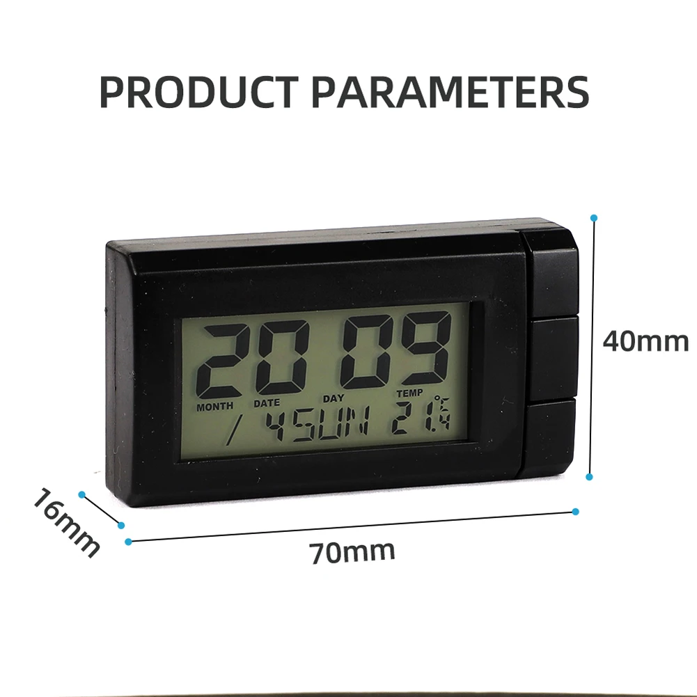 Digital Thermometer LCD Display Auto Temperature Meter 2 in 1 Electronic Temperature Gauge for Car Accessories for Vehicle Parts
Digital Thermometer LCD Display Auto Temperature Meter 2 in 1 Electronic Temperature Gauge for Car Accessories for Vehicle Parts