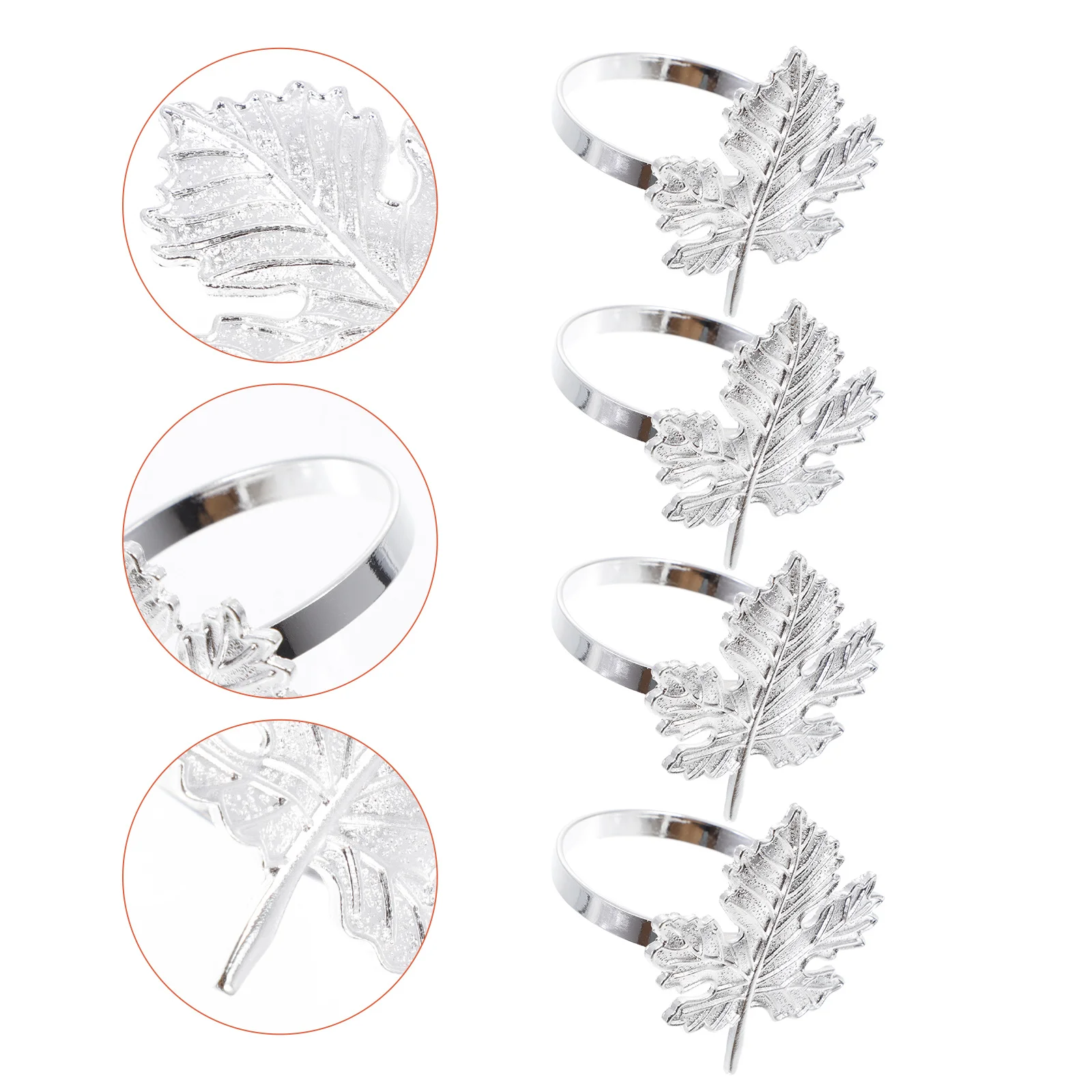 4Pcs Maple Leaf Napkin Rings Festive Table Buckle Elegant Dinner Decoration for Thanksgiving Family Gathering Events
4Pcs Maple Leaf Napkin Rings Festive Table Buckle Elegant Dinner Decoration for Thanksgiving Family Gathering Events