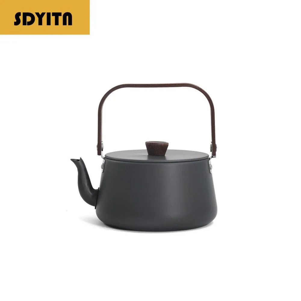 Outdoor Portable Aluminum Alloy Wood Handle Tea Pot Camping Boiling Water Pot Tea Brewing Pot Picnic Coffee Pot
Outdoor Portable Aluminum Alloy Wood Handle Tea Pot Camping Boiling Water Pot Tea Brewing Pot Picnic Coffee Pot