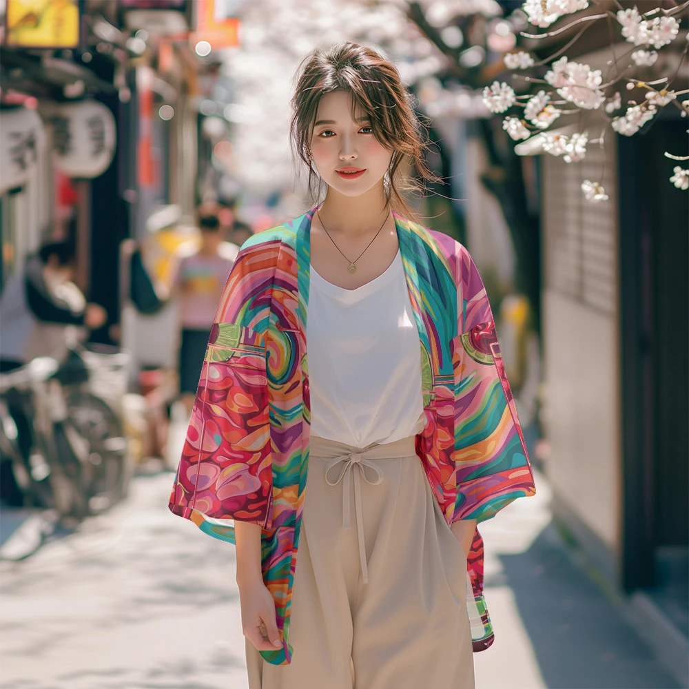 Japanese Kimono Fashion Print Casual Fashion Kimono Loose Breathable Comfortable Unisex Fashion Japanese Kimono Neutral
Japanese Kimono Fashion Print Casual Fashion Kimono Loose Breathable Comfortable Unisex Fashion Japanese Kimono Neutral