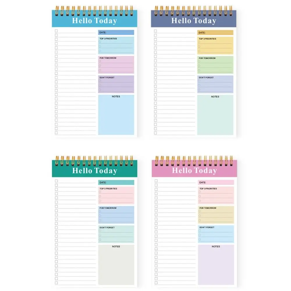 Портативный блокнот на спирали формата А5, 52 листа, водонепроницаемый блокнот, упрощенный стиль, книга на катушке без даты, повестка дня в кампусе
Портативный блокнот на спирали формата А5, 52 листа, водонепроницаемый блокнот, упрощенный стиль, книга на катушке без даты, повестка дня в кампусе