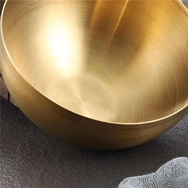 A88E-4X Large Capacity Stainless Steel Salad Bowls Korean Soup Rice Noodle Ramen Bowl Kitchen Food Container,Gold,20X9CM
A88E-4X Large Capacity Stainless Steel Salad Bowls Korean Soup Rice Noodle Ramen Bowl Kitchen Food Container,Gold,20X9CM