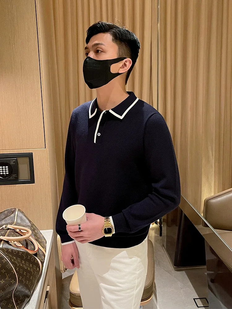 Мужская трикотажная рубашка в стиле ретро с длинным рукавом, приталенного кроя, с высококачественным узором «сосна», для делового и повседневного стиля
Мужская трикотажная рубашка в стиле ретро с длинным рукавом, приталенного кроя, с высококачественным узором «сосна», для делового и повседневного стиля