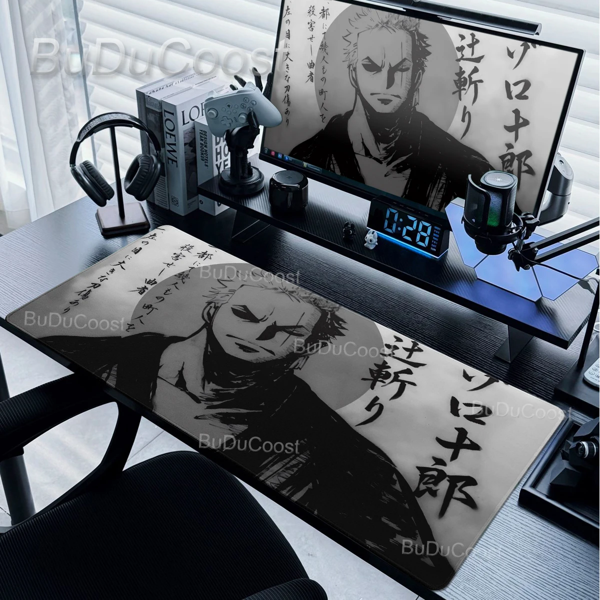 Black White Anime Mousepad One Piece Roronoa Zoro Mouse pad Game Accessories Large Desk Mat Xxl Gamer Keyboard Mousemat Carpet
Black White Anime Mousepad One Piece Roronoa Zoro Mouse pad Game Accessories Large Desk Mat Xxl Gamer Keyboard Mousemat Carpet