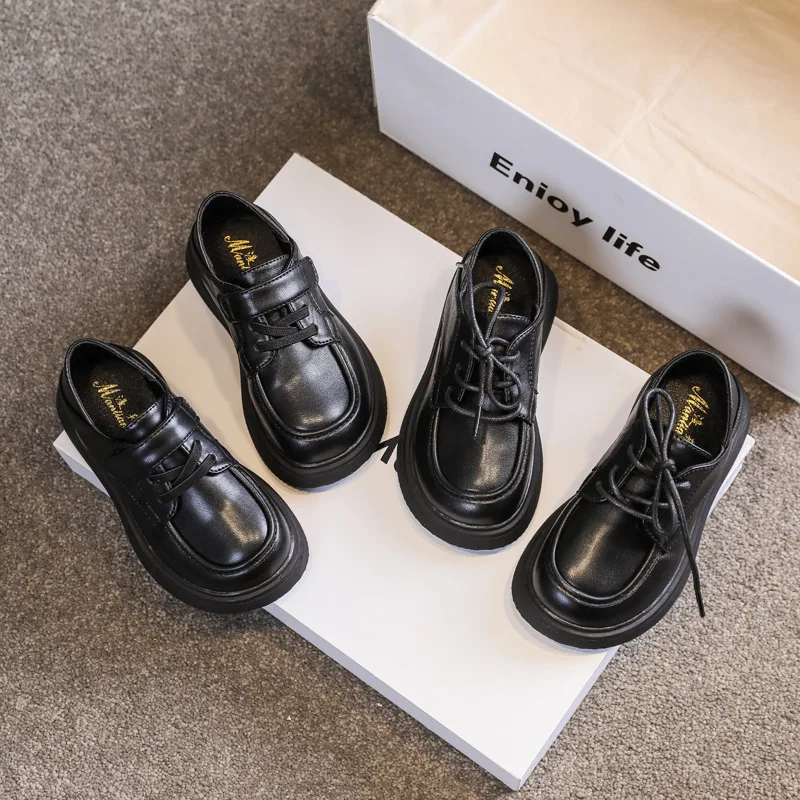 New Autumn Children British-style PU Leather Loafers Shoes Boy Girl Lace-up Casual Student Shoes Kids Rubber Sole Stage Shoes
New Autumn Children British-style PU Leather Loafers Shoes Boy Girl Lace-up Casual Student Shoes Kids Rubber Sole Stage Shoes