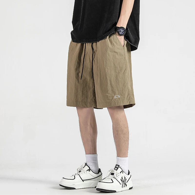Summer Waterproof Quick-dry Men Board Shorts Beach Outdoor Embroidered Logo Man Sports Shorts Pants Gym Surf Loose Mens Swimwear
Summer Waterproof Quick-dry Men Board Shorts Beach Outdoor Embroidered Logo Man Sports Shorts Pants Gym Surf Loose Mens Swimwear