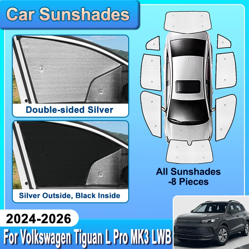 For Volkswagen VW Tiguan L Pro 2025 2024 2026 MK3 LWB CT1 Car Upgraded Sunshade Heat Insulation Sun Visor Cover Auto Accessories
For Volkswagen VW Tiguan L Pro 2025 2024 2026 MK3 LWB CT1 Car Upgraded Sunshade Heat Insulation Sun Visor Cover Auto Accessories