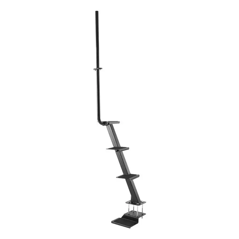 Boat Trailer Steps, 4-Step, Heavy-Duty Boat Trailer Steps with Handle, Non-Slip Surface, 3 Mounting Angle Options, Carbon Steel Ladder Suitable for 3" x 3"/3" x 5"/4" x 4" Frame, Bottom Mounting
Boat Trailer Steps, 4-Step, Heavy-Duty Boat Trailer Steps with Handle, Non-Slip Surface, 3 Mounting Angle Options, Carbon Steel Ladder Suitable for 3" x 3"/3" x 5"/4" x 4" Frame, Bottom Mounting