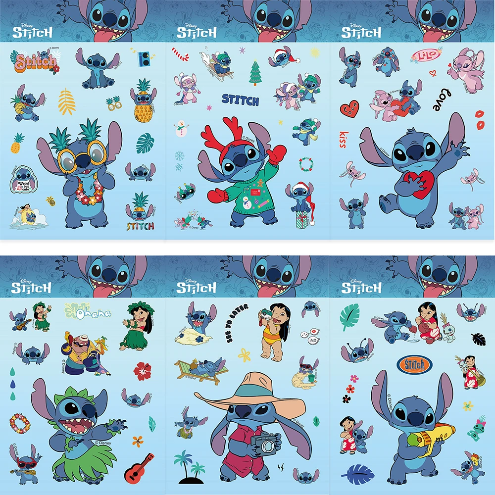 8/16Sheets Cute Disney Anime Cartoon Lilo & Stitch Children Puzzle Stickers Game Make-a-Face Assemble Jigsaw Kid Educational Toy
8/16Sheets Cute Disney Anime Cartoon Lilo & Stitch Children Puzzle Stickers Game Make-a-Face Assemble Jigsaw Kid Educational Toy