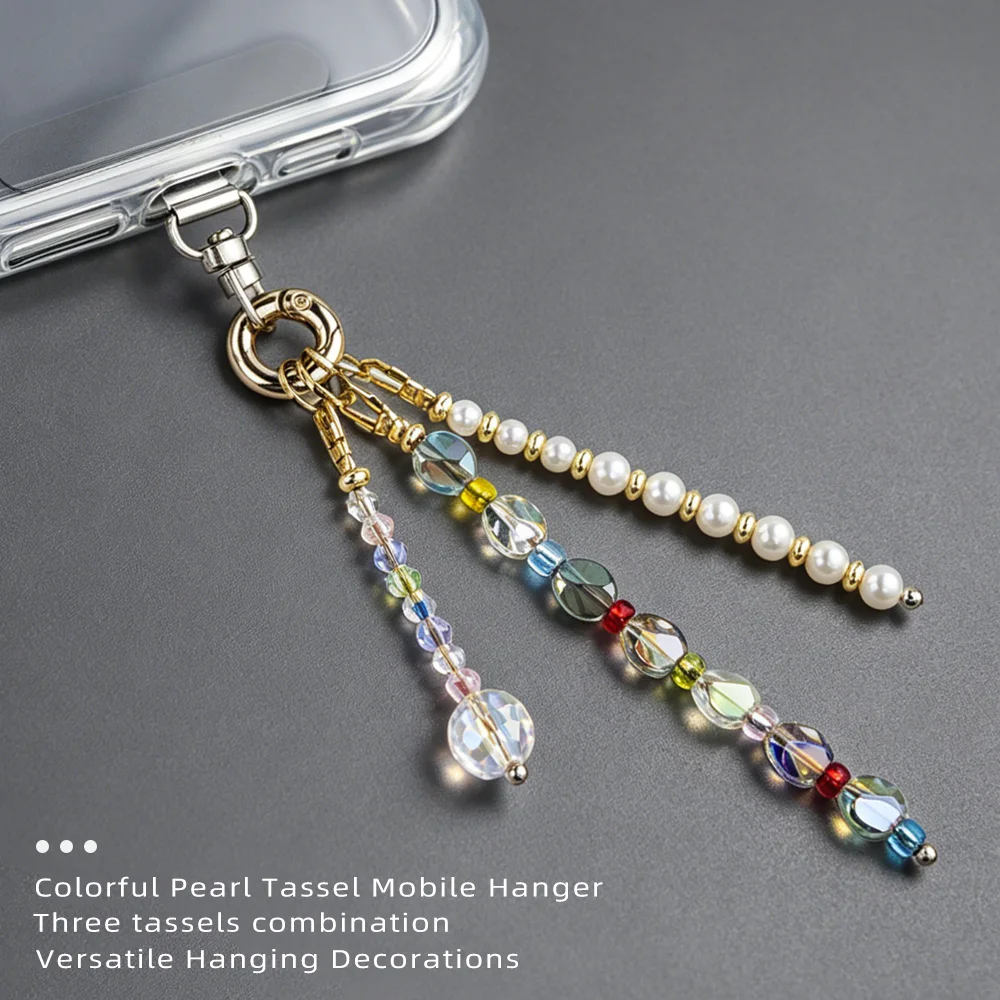 KIKI Handmade Fringed Pearl Phone Lanyard Beaded Wrist Strap Cell Phone Lanyard Colorful Cell Phone Charms for Huawei iPhone
KIKI Handmade Fringed Pearl Phone Lanyard Beaded Wrist Strap Cell Phone Lanyard Colorful Cell Phone Charms for Huawei iPhone