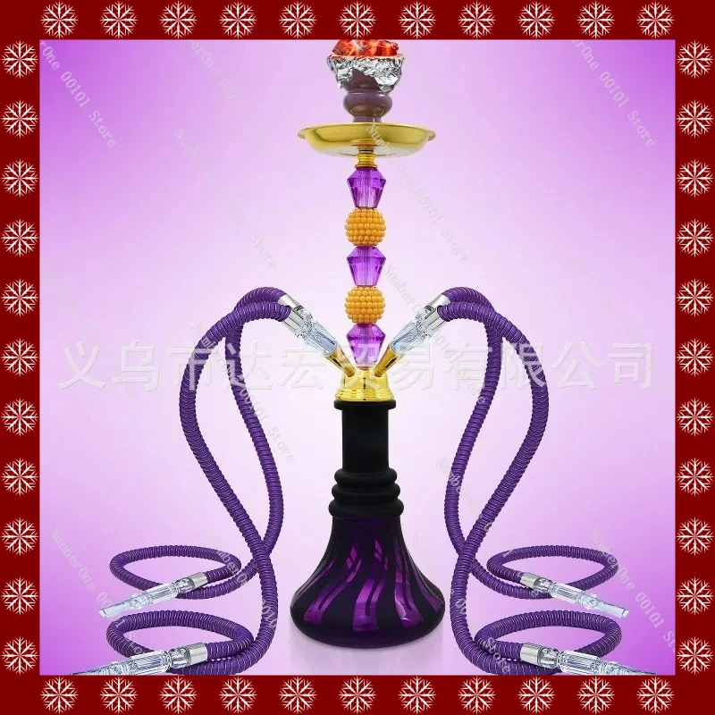 Arab hookah, four-tube bar KTV hookah, four-tube glass
Arab hookah, four-tube bar KTV hookah, four-tube glass