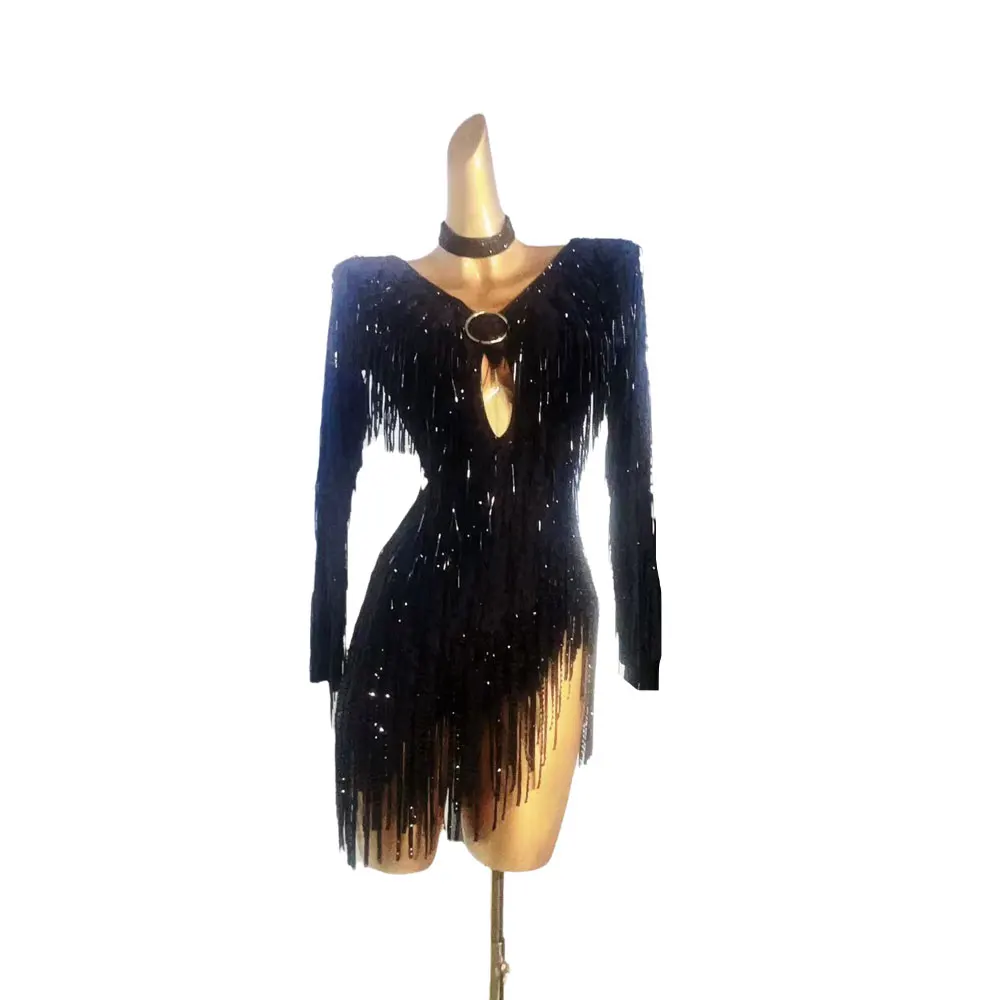 Latin Dance Professional Dress High-end Customized Sexy Hollow Out Dance Dress Samba Standard Stage Professional Clothing
Latin Dance Professional Dress High-end Customized Sexy Hollow Out Dance Dress Samba Standard Stage Professional Clothing