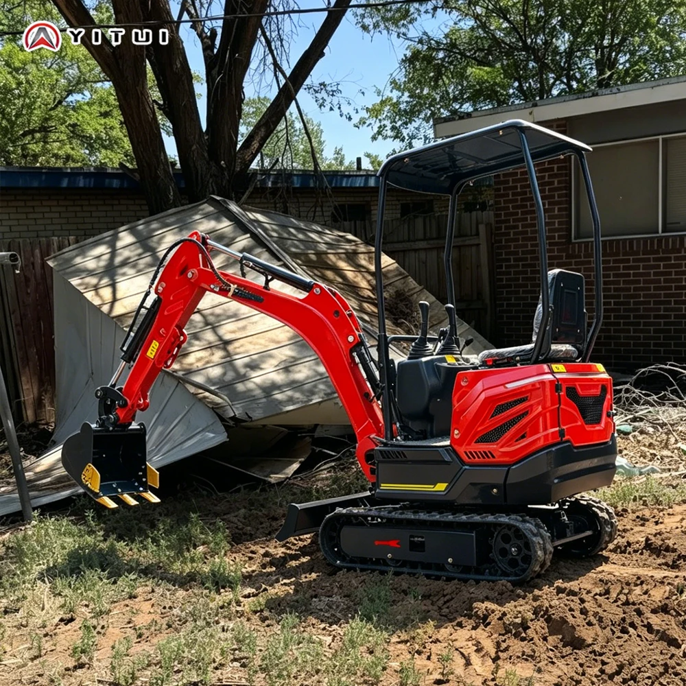 1.2 Ton Micro Mini Excavator Low Fuel Consumption Small Digger For Home Garden Land Clearing Trench Digging Work Customized
1.2 Ton Micro Mini Excavator Low Fuel Consumption Small Digger For Home Garden Land Clearing Trench Digging Work Customized