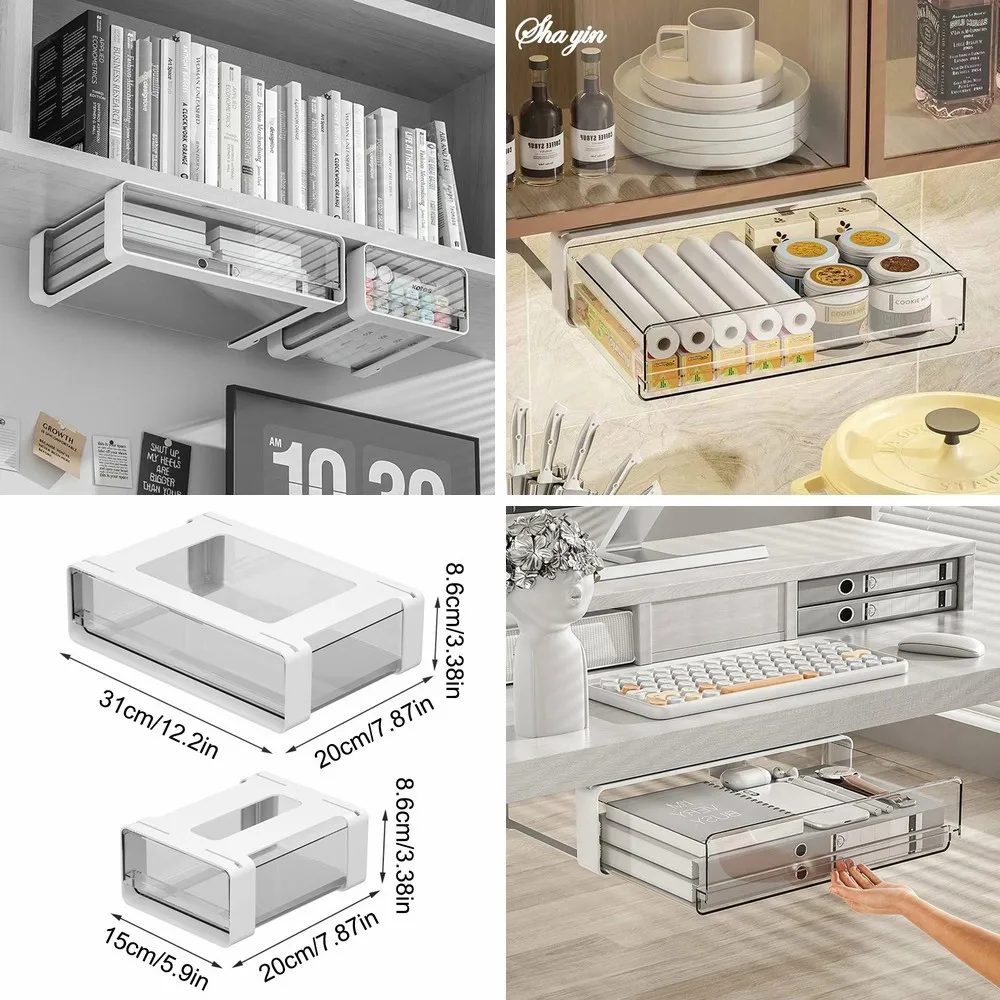 Under-Table Drawer Storage Box – Self-Adhesive Hidden Organizer Rack for Office Desk, Cosmetics, Stationery
Under-Table Drawer Storage Box – Self-Adhesive Hidden Organizer Rack for Office Desk, Cosmetics, Stationery